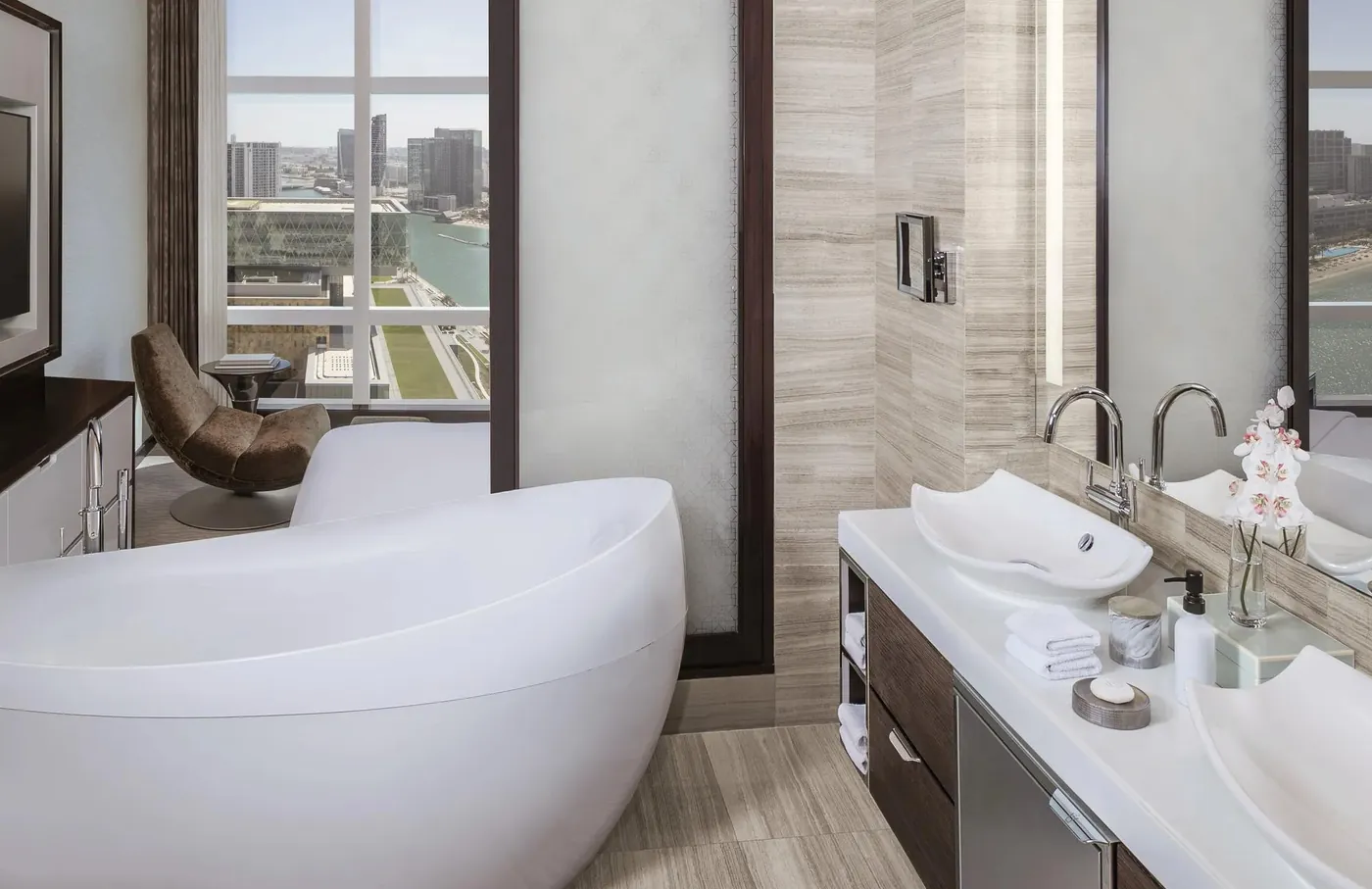 Marble bathroom